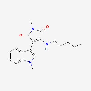 Структурная формула IM-54, CAS 861891-50-1, формула C19H23N3O2