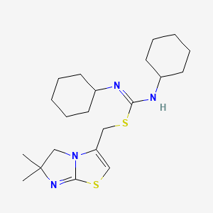 Структурная формула IT1t, CAS 864677-55-4, формула C21H34N4S2