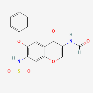 Структурная формула Iguratimod, CAS 123663-49-0, формула C17H14N2O6S