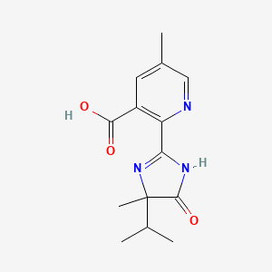 Структурная формула Imazapic, CAS 104098-48-8, формула C14H17N3O3