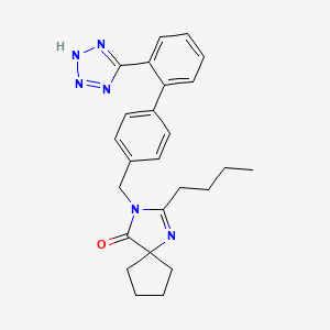 Структурная формула Irbesartan, CAS 138402-11-6, формула C25H28N6O