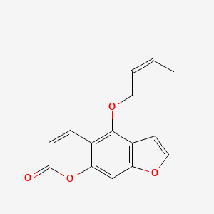 Структурная формула Isoimperatorin, CAS 482-45-1, формула C16H14O4