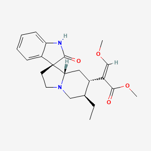 Структурная формула Isorhychophylline, CAS 6859-01-4, формула C21H26N2O4