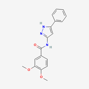 Структурная формула JK-P3, CAS 942655-44-9, формула C18H17N3O3