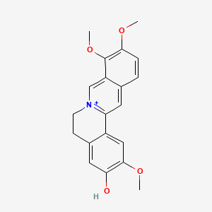 Структурная формула Jatrorrhizine, CAS 3621-38-3, формула C20H20NO4