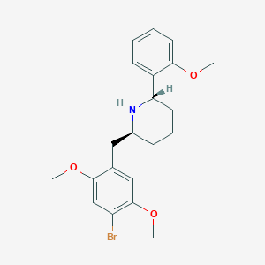 Структурная формула 5-HT2A receptor agonist-3, CAS 1391499-52-7, формула C21H26BrNO3