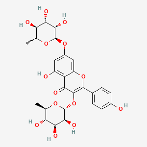 Структурная формула Kaempferitrin, CAS 482-38-2, формула C27H30O14