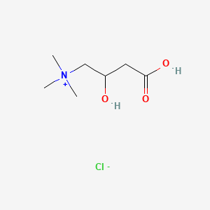 Структурная формула L-Carnitine hydrochloride, CAS 6645-46-1, формула C7H16ClNO3
