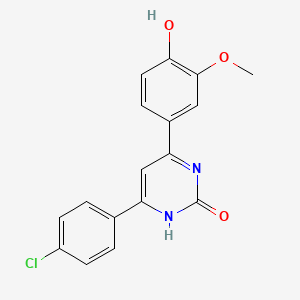 Структурная формула LIT927, CAS 2172879-52-4, формула C17H13ClN2O3
