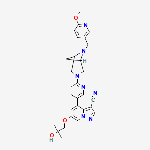 Структурная формула Selpercatinib(LOXO-292), CAS 2152628-33-4, формула C29H31N7O3