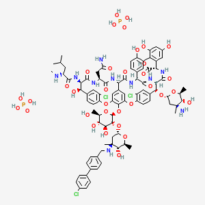 Структурная формула Oritavancin (phosphate), CAS 192564-14-0, формула C86H103Cl3N10O34P2