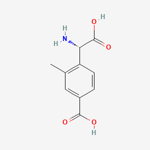 Структурная формула LY367385, CAS 198419-91-9, формула C10H11NO4