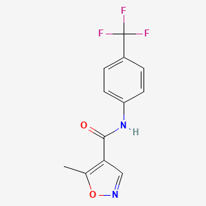 Структурная формула Leflunomide, CAS 75706-12-6, формула C12H9F3N2O2