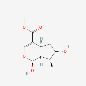 Структурная формула Loganetin, CAS 29748-10-5, формула C11H16O5