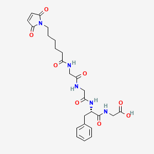 Структурная формула MC-Gly-Gly-Phe-Gly, CAS 2413428-36-9, формула C25H31N5O8
