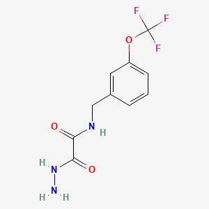 Структурная формула MDI-2268, CAS 1609176-50-2, формула C10H10F3N3O3