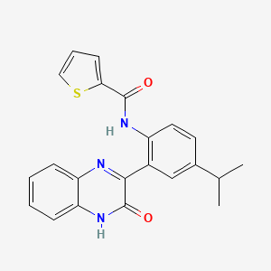Структурная формула ML281, CAS 1404437-62-2, формула C22H19N3O2S