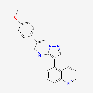 Структурная формула ML347, CAS 1062368-49-3, формула C22H16N4O