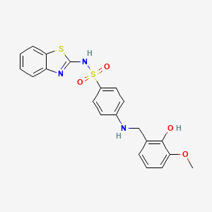 Структурная формула ML355, CAS 1532593-30-8, формула C21H19N3O4S2