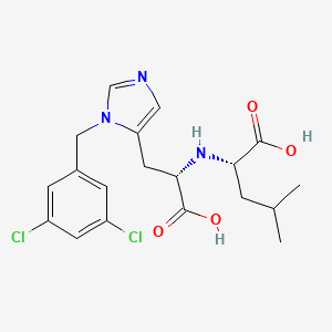 Структурная формула MLN-4760, CAS 305335-31-3, формула C19H23Cl2N3O4