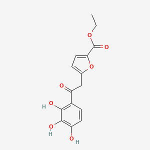 Структурная формула MMG-11, CAS 313254-94-3, формула C15H14O7