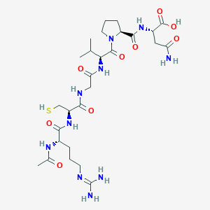Структурная формула MMP-3 Inhibitor, CAS 158841-76-0, формула C27H46N10O9S