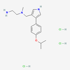 Структурная формула MS023, CAS 1831110-54-3, формула C17H25N3O