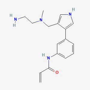 Структурная формула MS117, формула C17H22N4O