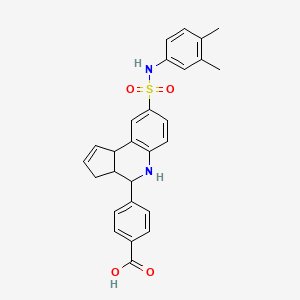 Структурная формула MX69, CAS 1005264-47-0, формула C27H26N2O4S