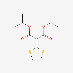 Структурная формула Malotilate, CAS 59937-28-9, формула C12H16O4S2