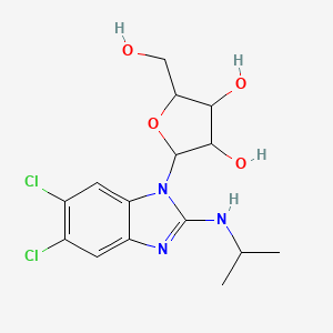 Структурная формула Maribavir, CAS 176161-24-3, формула C15H19Cl2N3O4