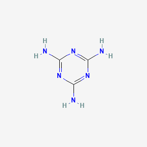Структурная формула Melamine, CAS 108-78-1, формула C3H6N6