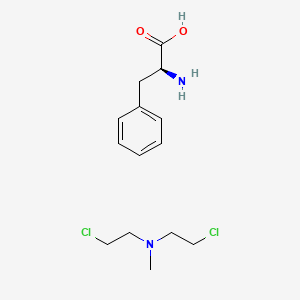 Структурная формула Melphalan, CAS 148-82-3, формула C13H18Cl2N2O2