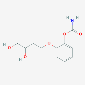 Структурная формула Methocarbamol, CAS 532-03-6, формула C11H15NO5