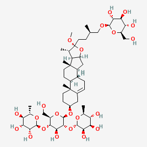 Структурная формула Methylprotodioscin, CAS 54522-52-0, формула C52H86O22