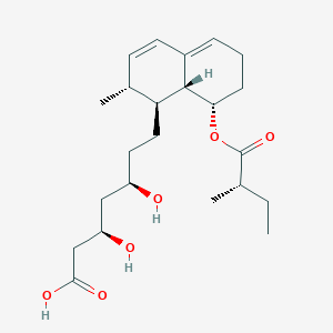 Структурная формула Mevastatin, CAS 73573-88-3, формула C23H34O5