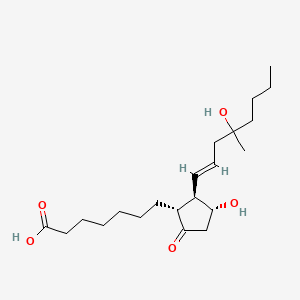 Структурная формула Misoprostol acid, CAS 112137-89-0, формула C21H36O5