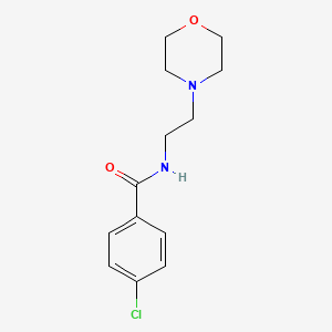 Структурная формула Moclobemide, CAS 71320-77-9, формула C13H17ClN2O2
