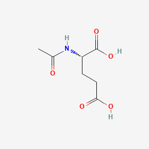 Структурная формула N-Acetyl-L-glutamic acid, CAS 1188-37-0, формула C7H11NO5