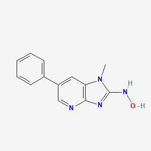 Структурная формула N2-OH-PhIP, CAS 124489-20-9, формула C13H12N4O