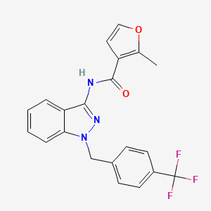 Структурная формула NP-G2-044, CAS 1807454-59-6, формула C21H16F3N3O2