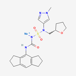 Структурная формула NT-0249, CAS 2763617-39-4, формула C22H28N5NaO4S