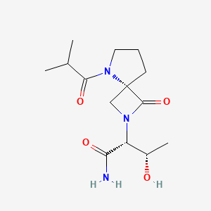 Структурная формула NYX-2925, CAS 2012536-16-0, формула C14H23N3O4
