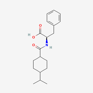 Структурная формула Nateglinide, CAS 105816-04-4, формула C19H27NO3