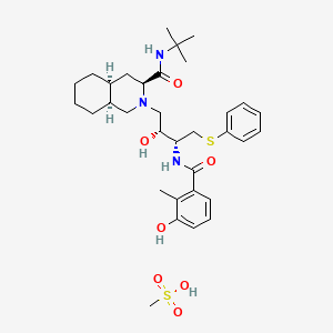 Структурная формула Nelfinavir, CAS 159989-64-7, формула C32H45N3O4S