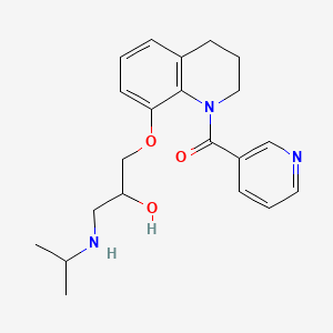 Структурная формула Nicainoprolhe(Nicainoprol), CAS 76252-06-7, формула C21H27N3O3