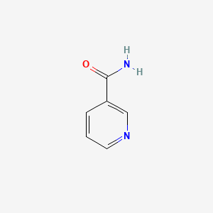 Структурная формула Nicotinamide, CAS 98-92-0, формула C6H6N2O