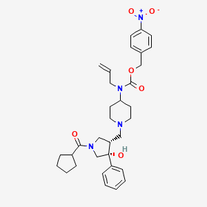Структурная формула Nifeviroc, CAS 934740-33-7, формула C33H42N4O6