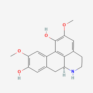 Структурная формула Norisoboldine, CAS 23599-69-1, формула C18H19NO4
