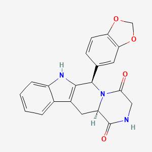 Структурная формула Nortadalafil, CAS 171596-36-4, формула C21H17N3O4